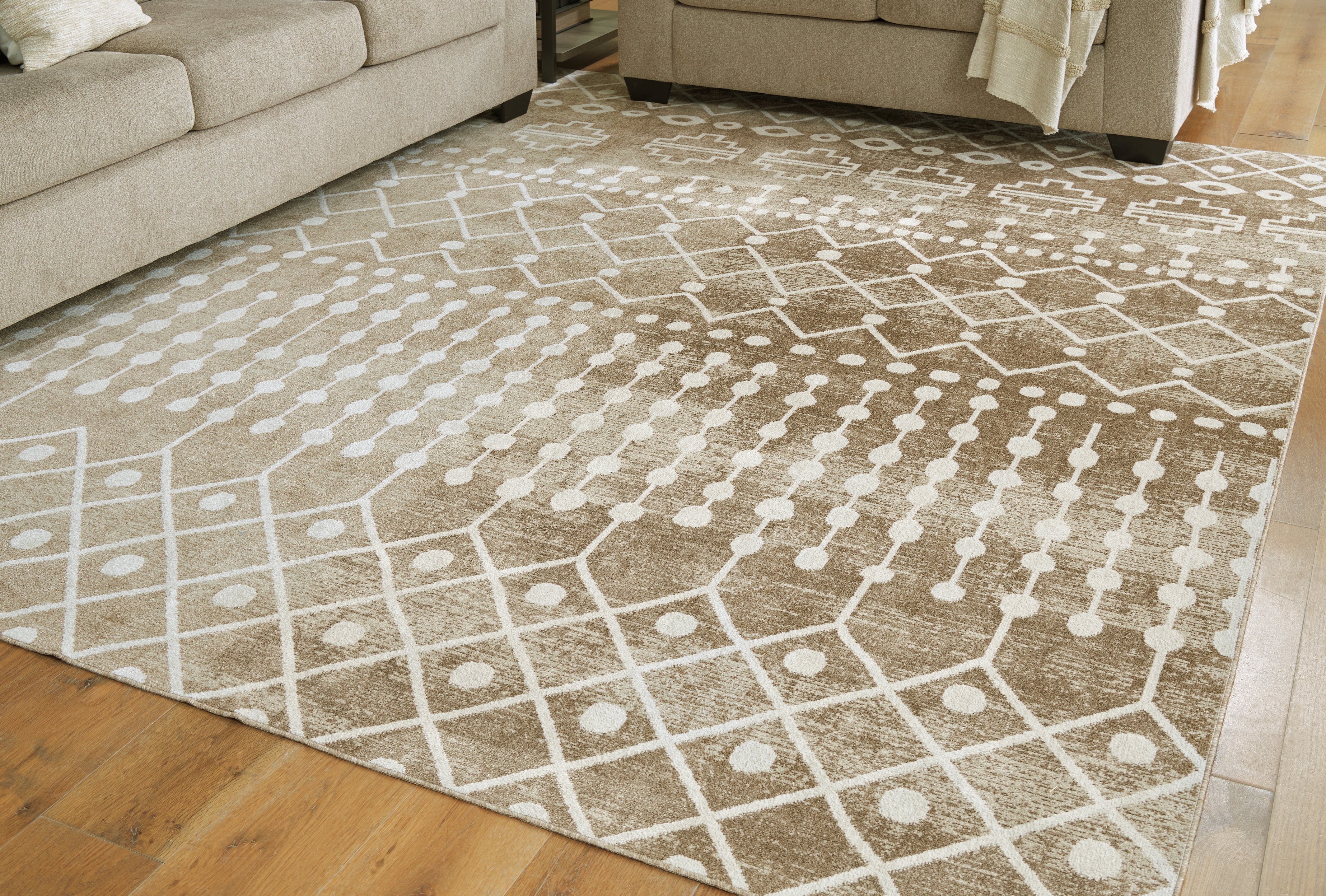 Best Deals Furniture - Ashley Furniture - Bunchly 7'10" x 10'3" Washable Rug - 7'10" x 10'3" Washable Rug - R406221