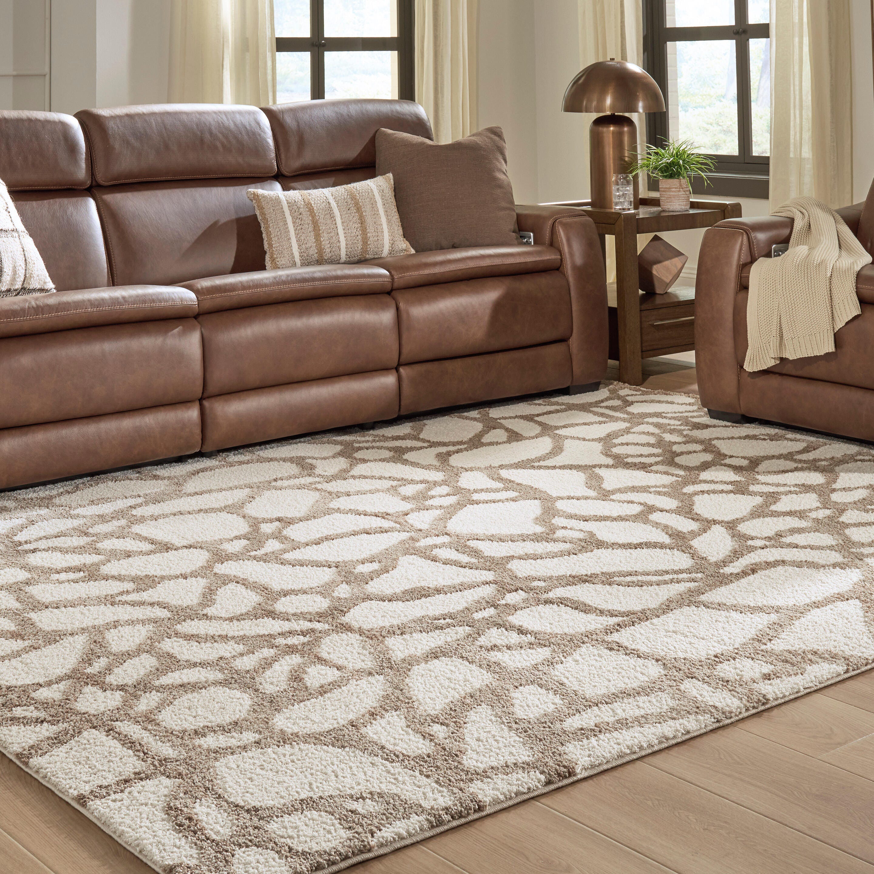 Best Deals Furniture - Ashley Furniture - Wessonland Large Rug - Large Rug - R408651