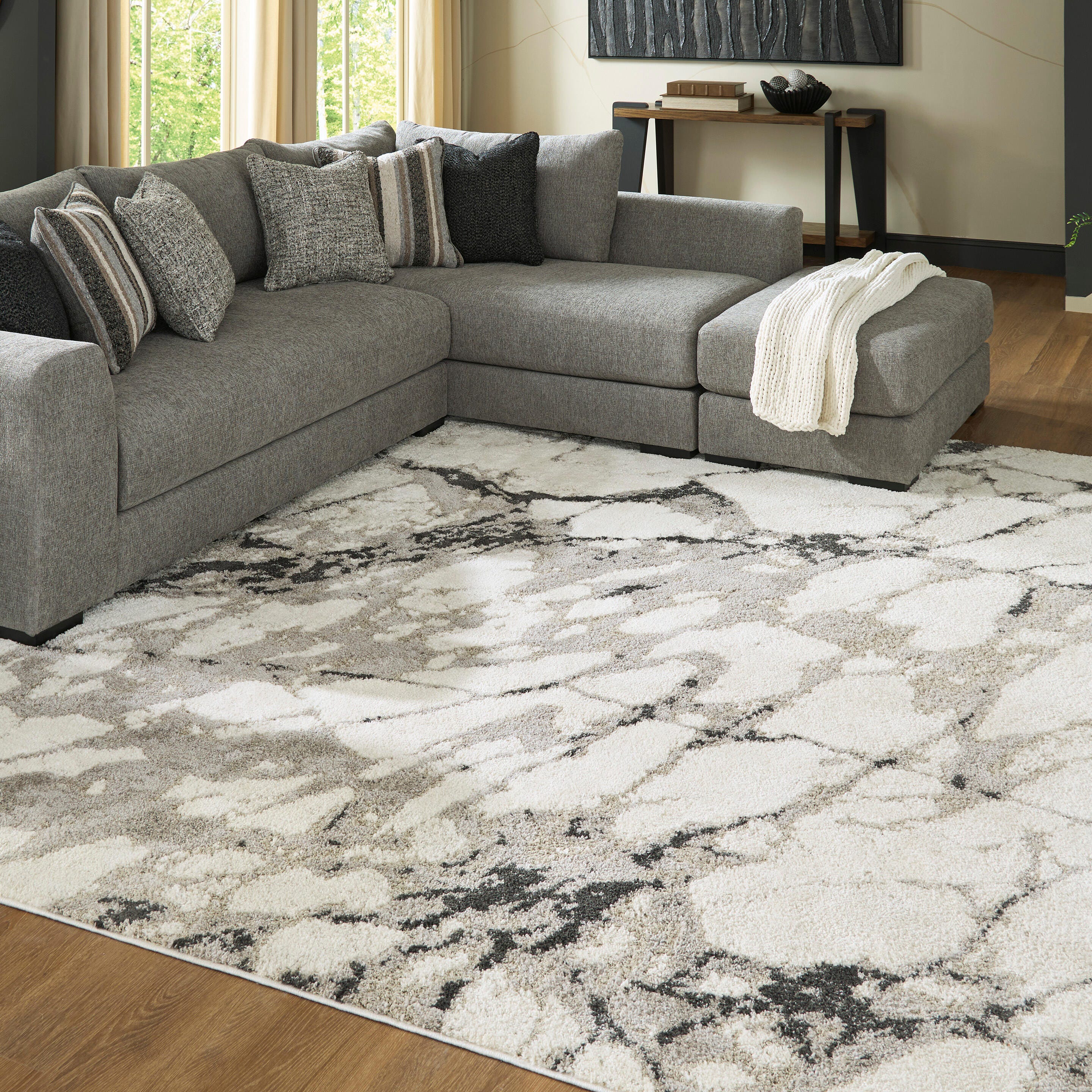 Best Deals Furniture - Ashley Furniture - Worthbrook Extra Large Rug - Extra Large Rug - R408720