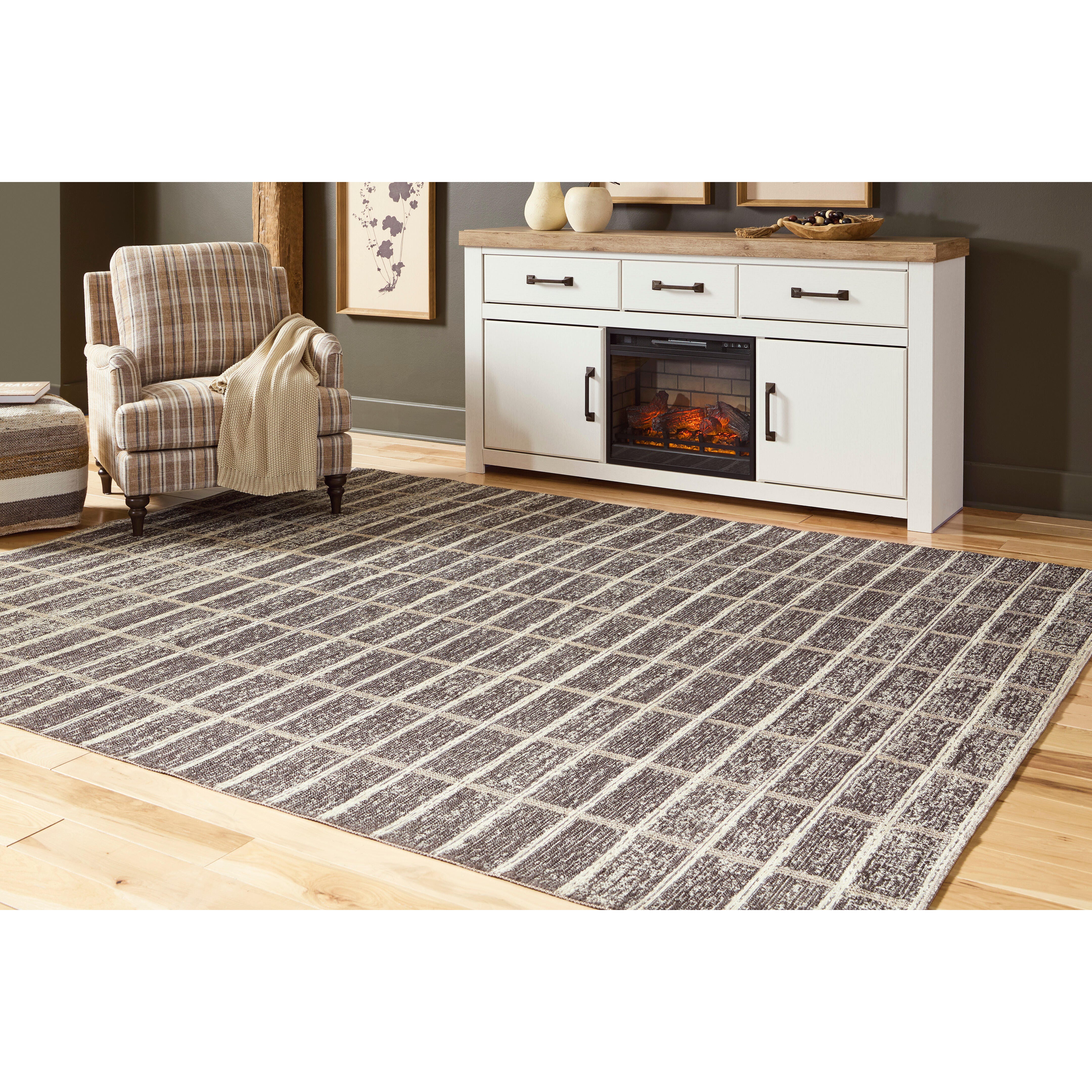 Best Deals Furniture - Ashley Furniture - Verbrook Large Rug - Large Rug - R408861