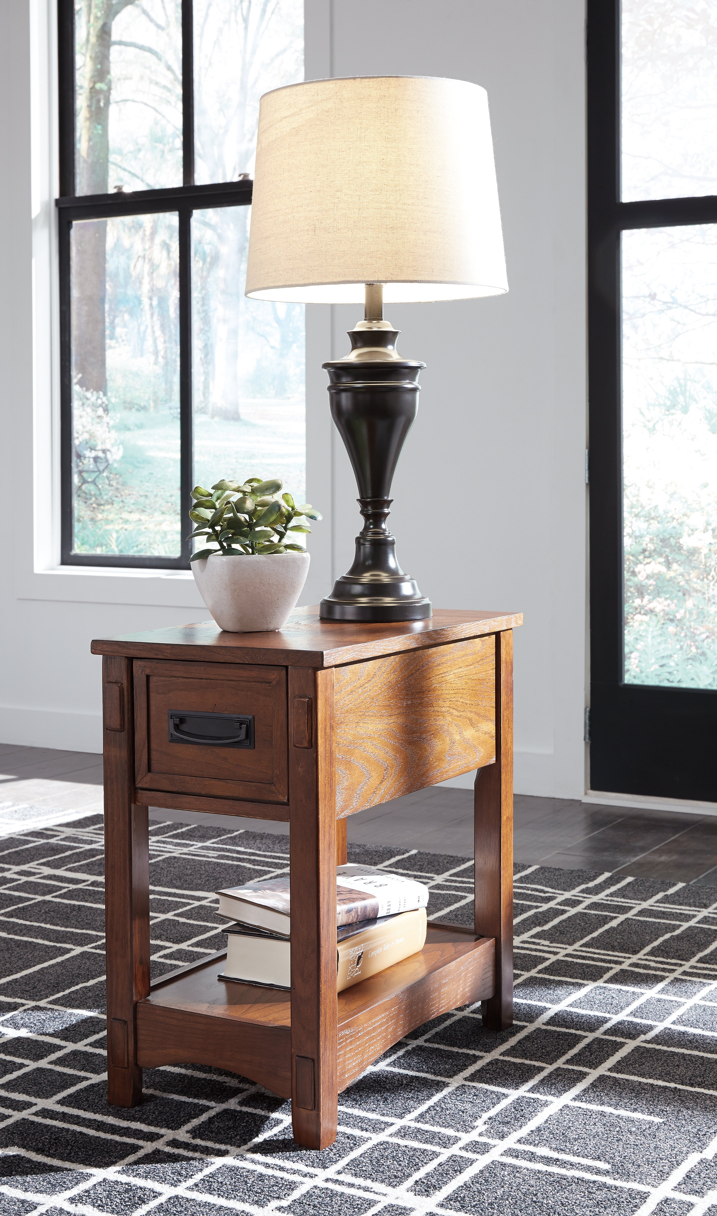 Best Deals Furniture - Ashley Furniture - Breegin Chairside End Table - Chair Side End Table - T007-319