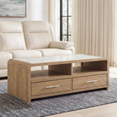 Best Deals Furniture - Ashley Furniture - Dovander Coffee Table - Rectangular Cocktail Table - T1121-1