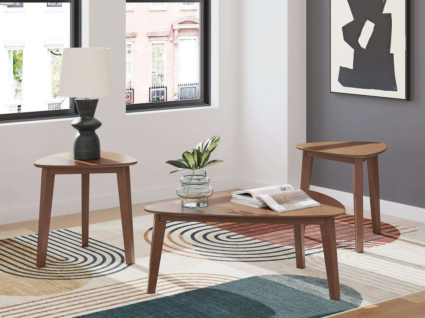 Best Deals Furniture - Ashley Furniture - Lyncott Table (Set of 3) - Occasional Table Set (3/CN) - T135-13