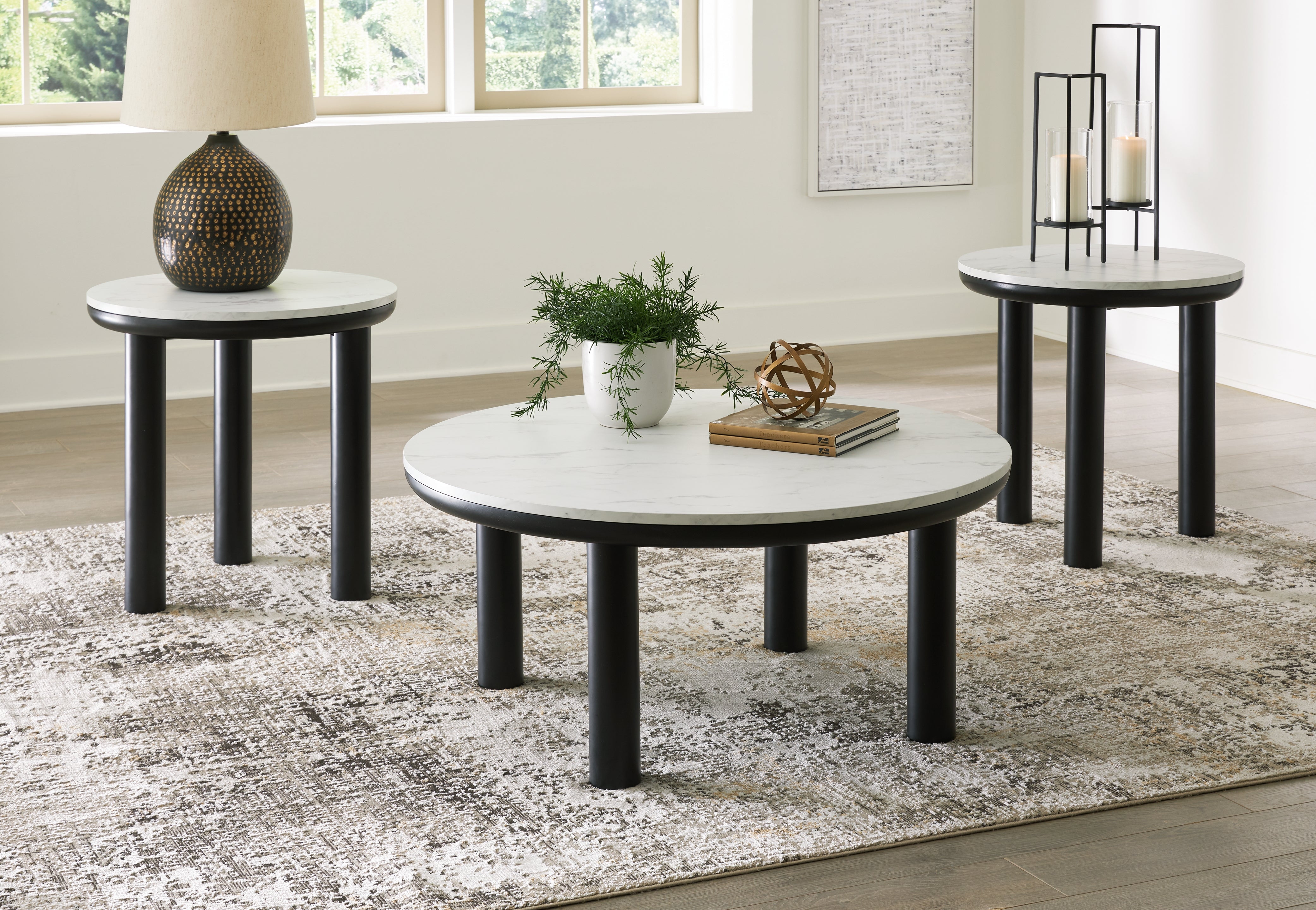 Best Deals Furniture - Ashley Furniture - Xandrum Table (Set of 3) - Occasional Table Set (3/CN) - T159-13