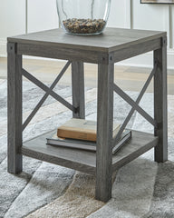 Best Deals Furniture - Ashley Furniture - Freedan End Table - Square End Table - T175-2
