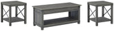 Best Deals Furniture - Ashley Furniture - Freedan Coffee Table and 2 End Tables - Coffee Table and 2 End Tables - T175T1