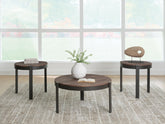 Best Deals Furniture - Ashley Furniture - Horizon Hills Table (Set of 3) - Occasional Table Set (3/CN) - T186-13