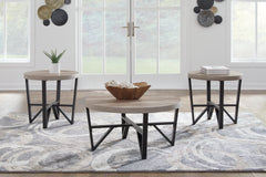 Best Deals Furniture - Ashley Furniture - Deanlee Table (Set of 3) - Occasional Table Set (3/CN) - T235-13