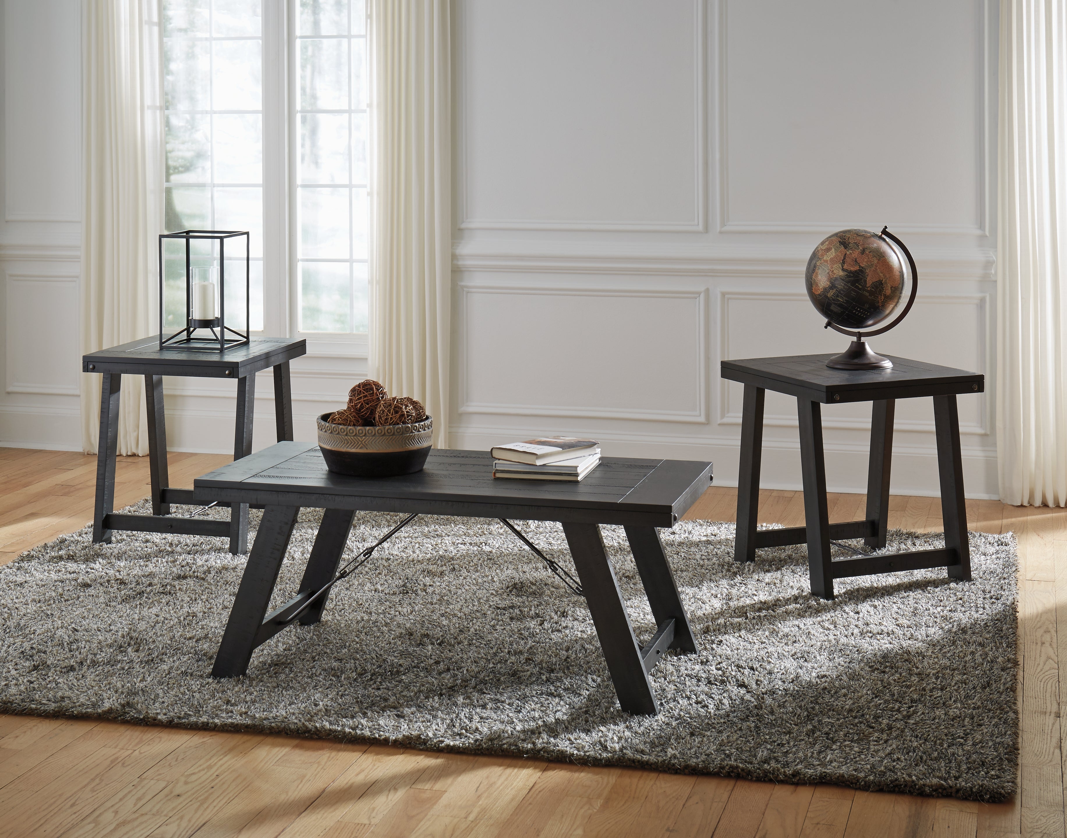 Best Deals Furniture - Ashley Furniture - Noorbrook Table (Set of 3) - Occasional Table Set (3/CN) - T351-13