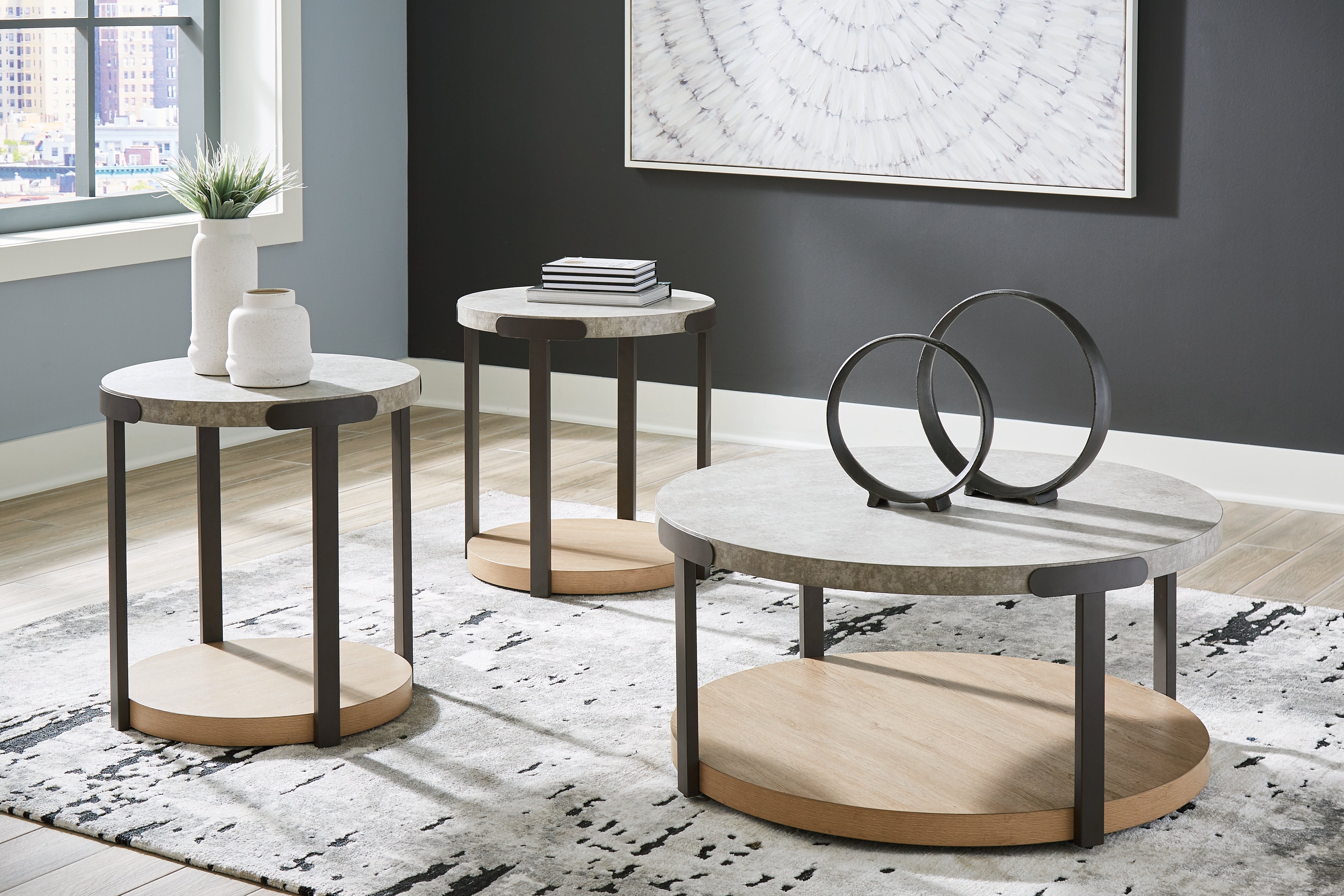 Best Deals Furniture - Ashley Furniture - Darthurst Table (Set of 3) - Occasional Table Set (3/CN) - T383-13
