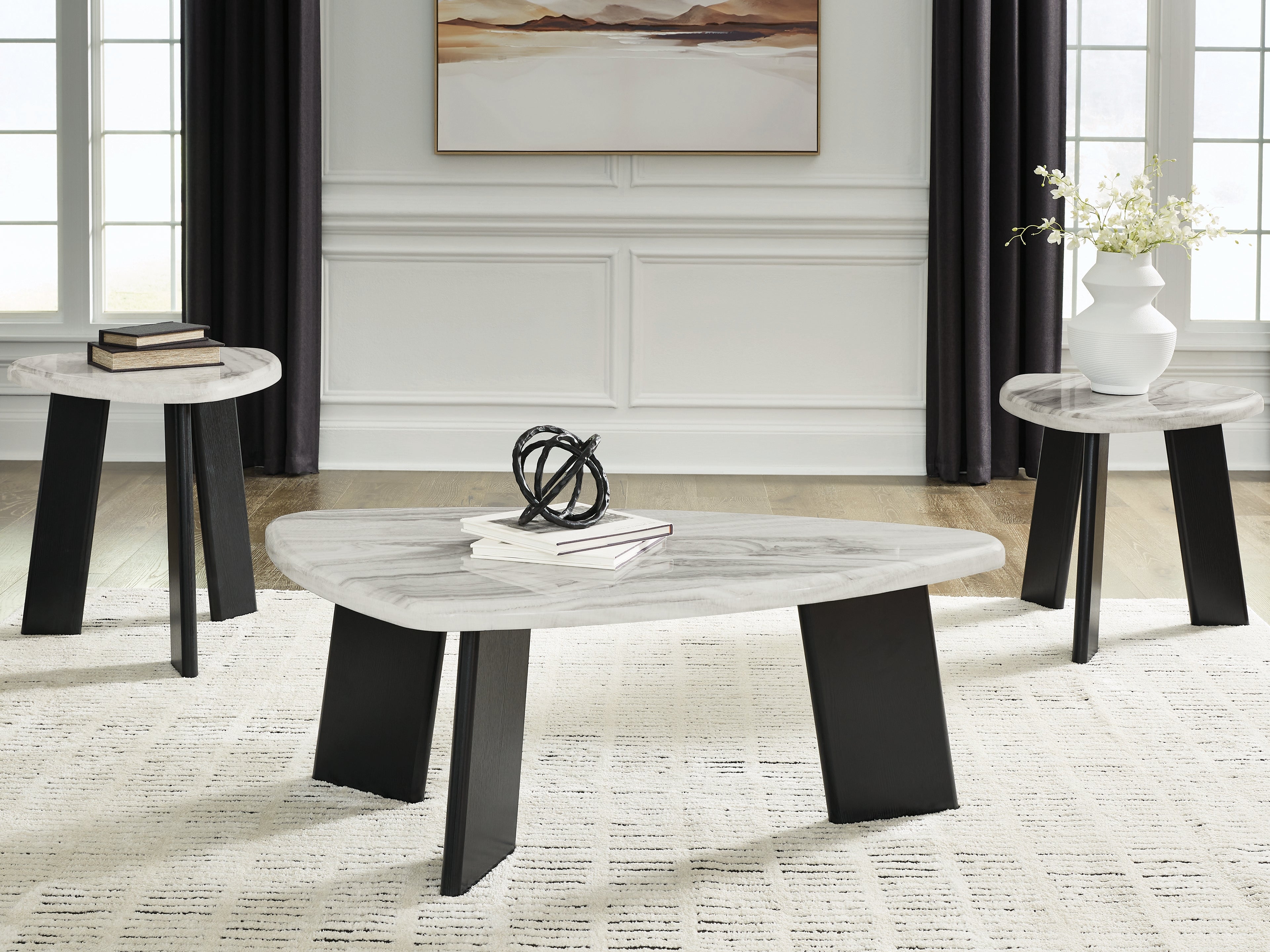 Best Deals Furniture - Ashley Furniture - Lilyberg Table (Set of 3) - Occasional Table Set (3/CN) - T389-13
