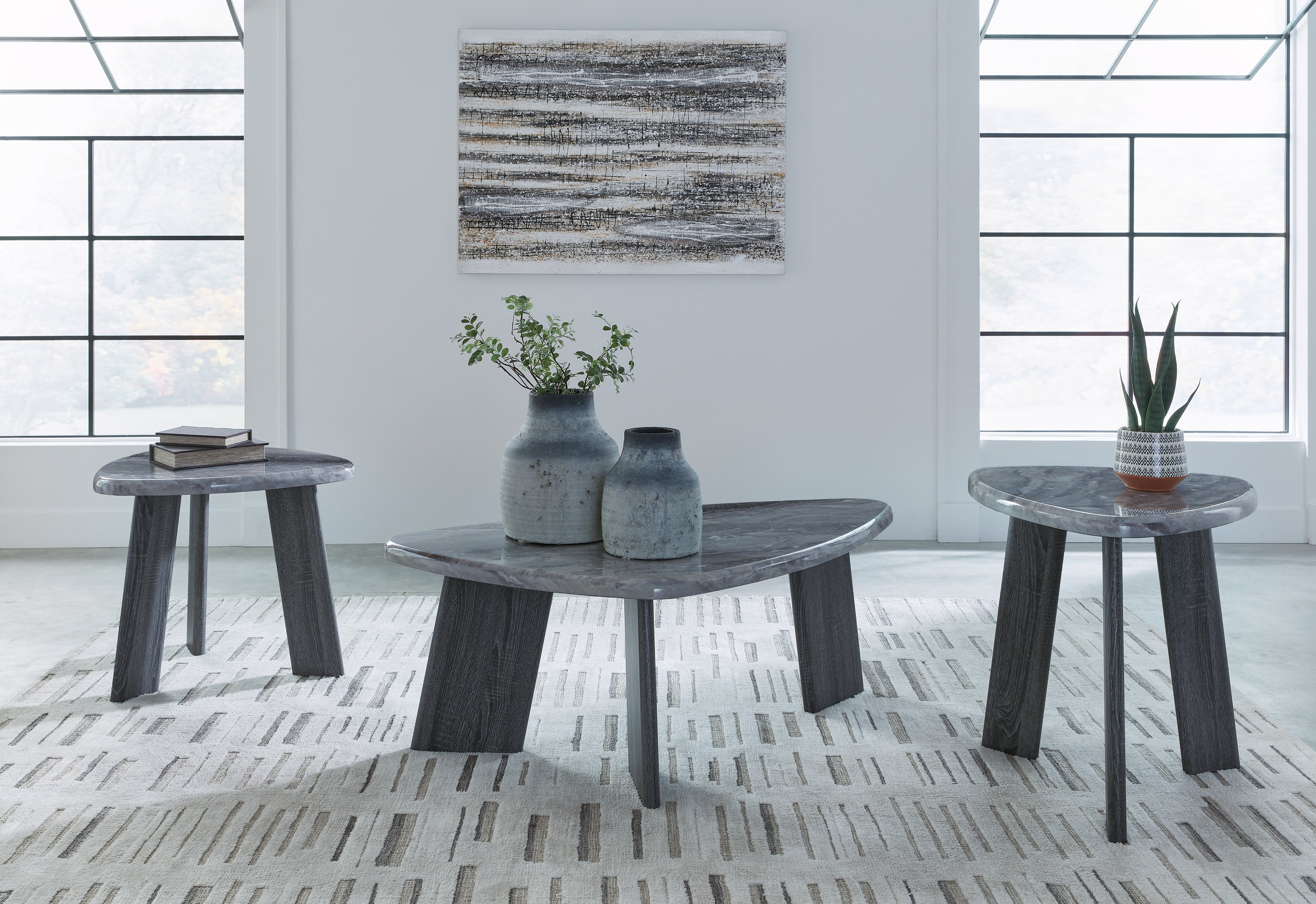 Best Deals Furniture - Ashley Furniture - Bluebond Table (Set of 3) - Occasional Table Set (3/CN) - T390-13