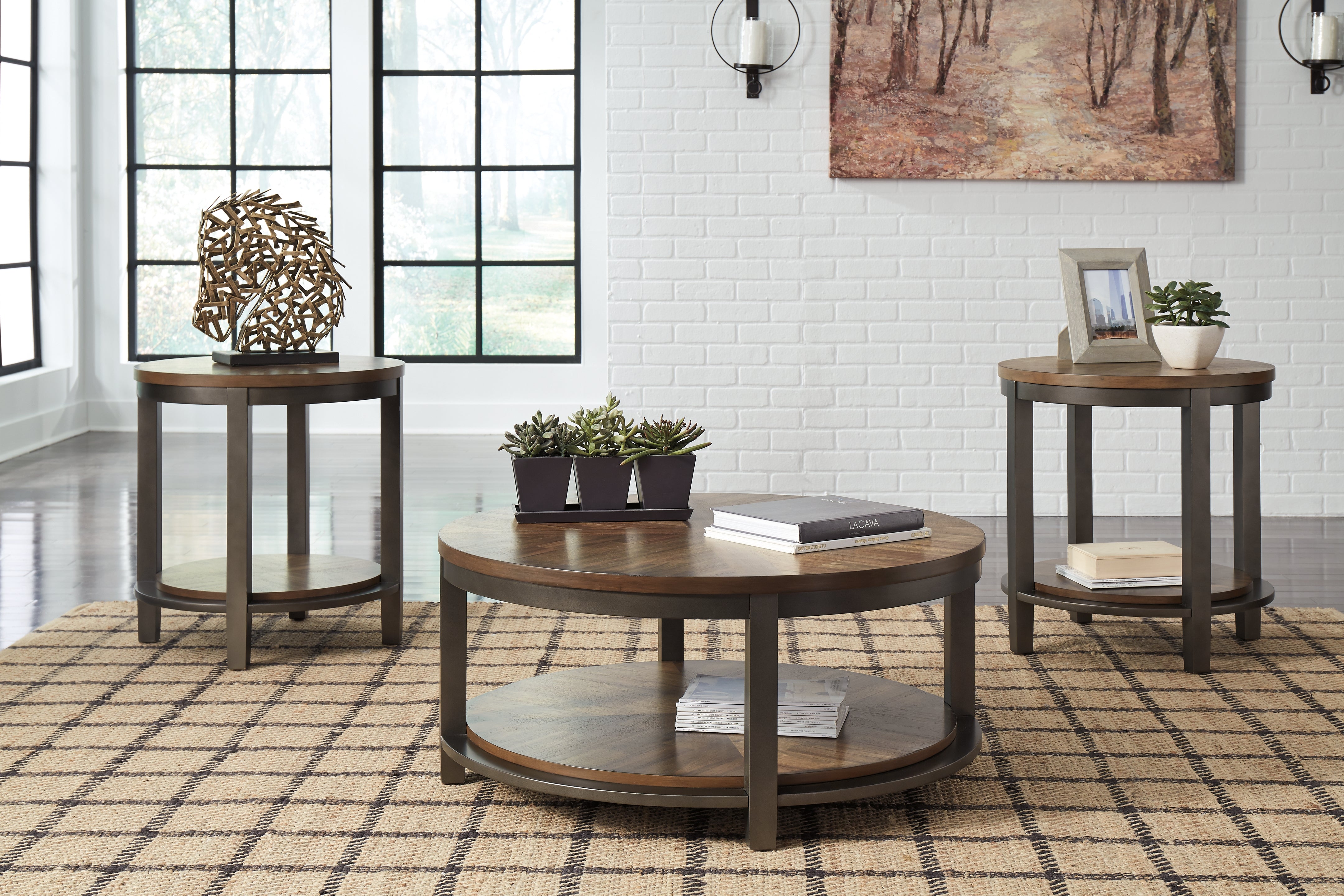 Best Deals Furniture - Ashley Furniture - Roybeck Table (Set of 3) - Occasional Table Set (3/CN) - T411-13