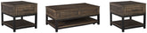 Best Deals Furniture - Ashley Furniture - Johurst Lift-top Coffee Table and 2 End Tables - Lift-top Coffee Table and 2 End Tables - T444T1