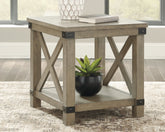 Best Deals Furniture - Ashley Furniture - Aldwin End Table - Rectangular End Table - T457-3