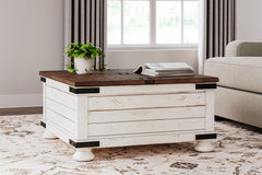 Best Deals Furniture - Ashley Furniture - Wystfield Coffee Table - Cocktail Table with Storage - T459-20