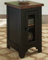 Best Deals Furniture - Ashley Furniture - Valebeck Chairside End Table - Chair Side End Table - T468-7