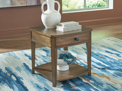 Best Deals Furniture - Ashley Furniture - Burkbyer End Table - Rectangular End Table - T513-3