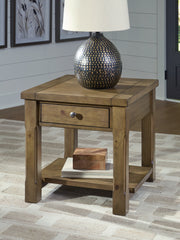 Best Deals Furniture - Ashley Furniture - Vandenmore End Table - Rectangular End Table - T539-3