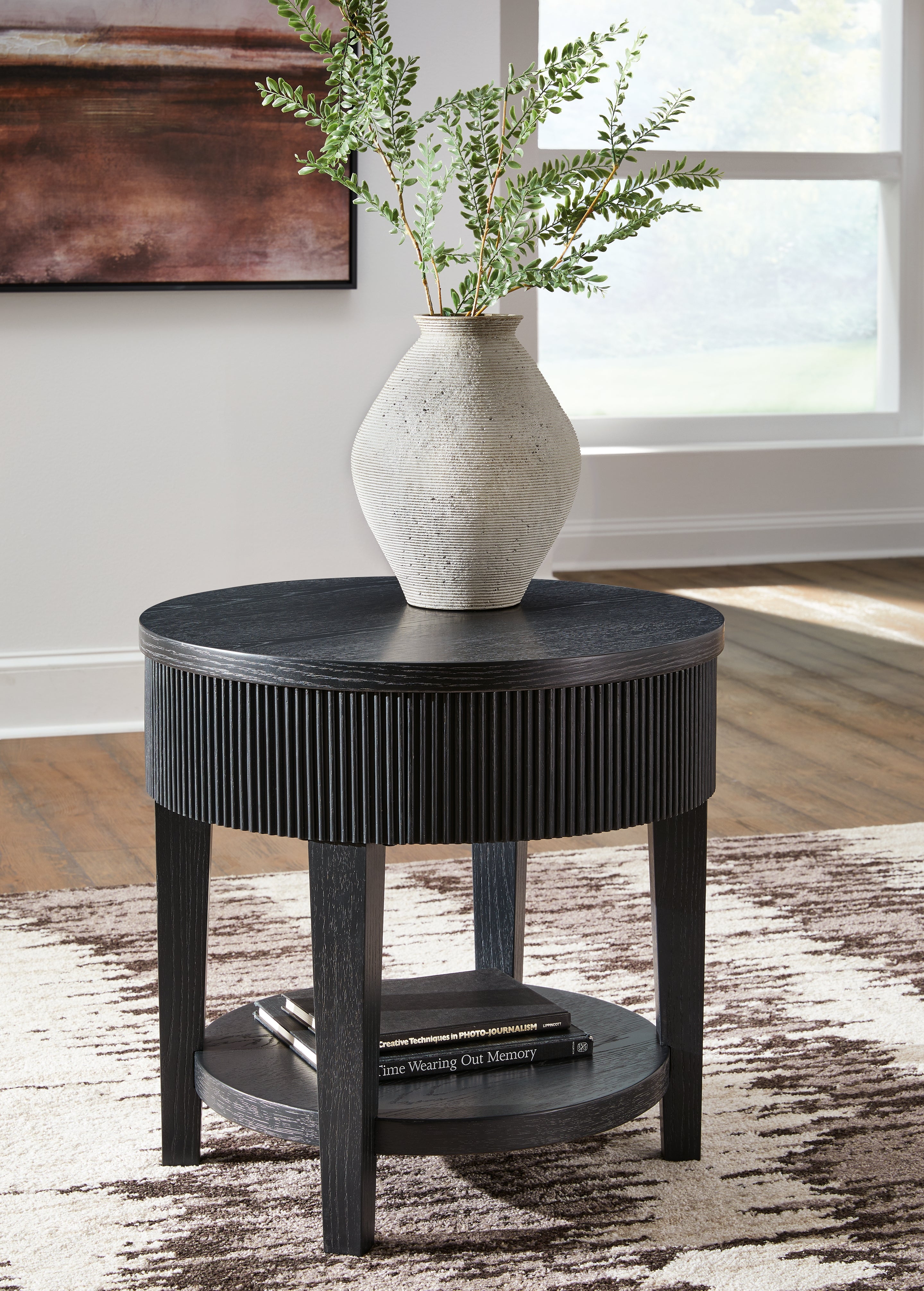Best Deals Furniture - Ashley Furniture - Marstream End Table - Round End Table - T551-6