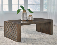 Best Deals Furniture - Ashley Furniture - Dreggan Coffee Table - Rectangular Cocktail Table - T567-1