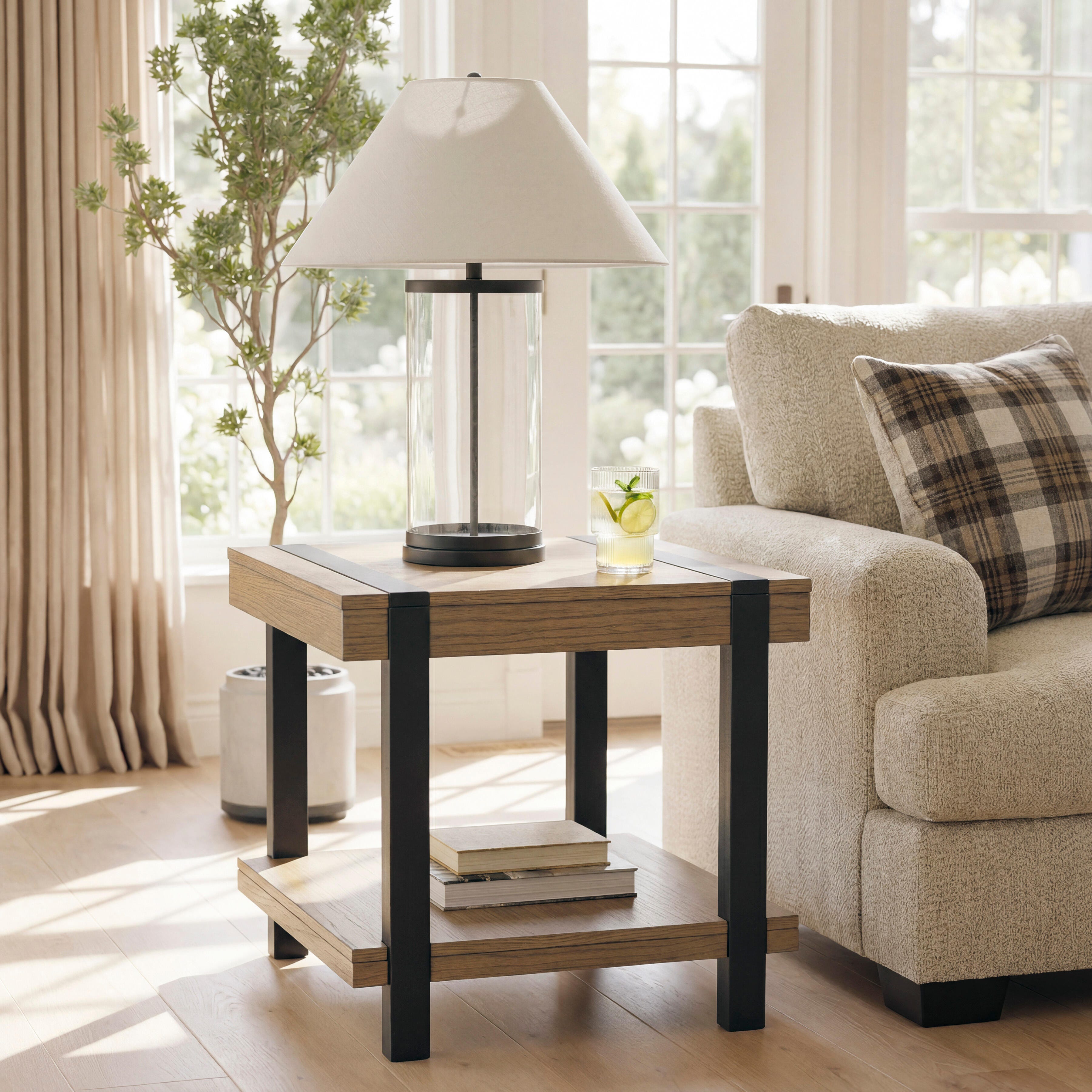 Best Deals Furniture - Ashley Furniture - Jorannti End Table - Square End Table - T631-2