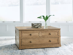 Best Deals Furniture - Ashley Furniture - Sharlance Lift-Top Coffee Table - Lift Top Cocktail Table - T655-9