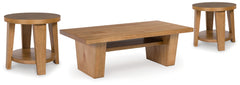 Best Deals Furniture - Ashley Furniture - Kristiland Coffee Table and 2 End Tables - Coffee Table and 2 End Tables - T674T1
