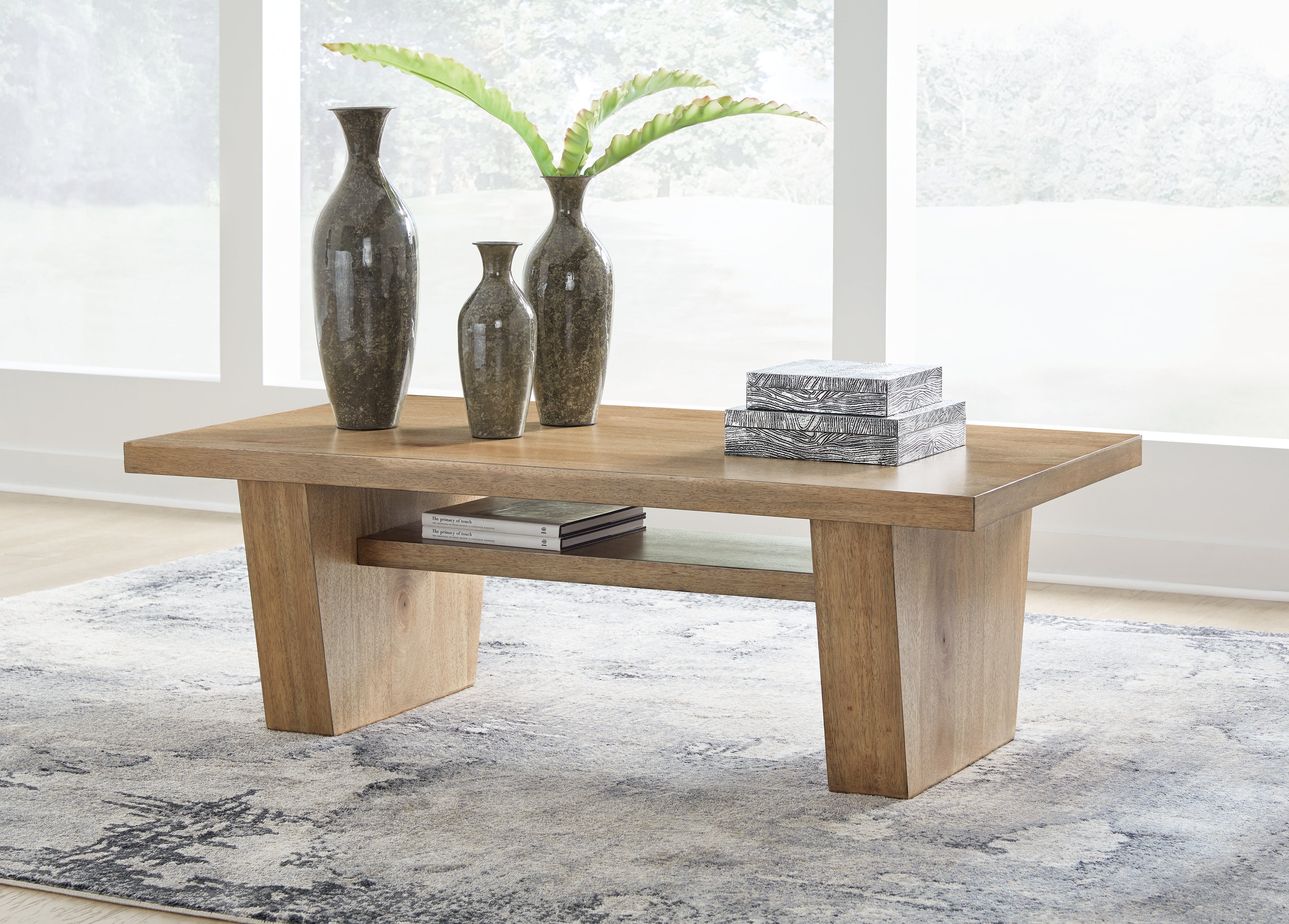Best Deals Furniture - Ashley Furniture - Kristiland Coffee Table - Rectangular Cocktail Table - T674-1