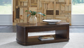 Best Deals Furniture - Ashley Furniture - Korestone Lift-Top Coffee Table - Lift Top Cocktail Table - T679-9