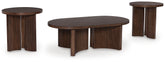 Best Deals Furniture - Ashley Furniture - Korestone Coffee Table and 2 End Tables - Coffee Table and 2 End Tables - T689T1