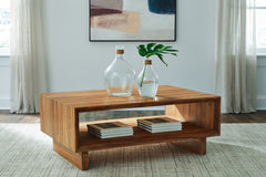 Best Deals Furniture - Ashley Furniture - Dressonni Coffee Table - Rectangular Cocktail Table - T690-1