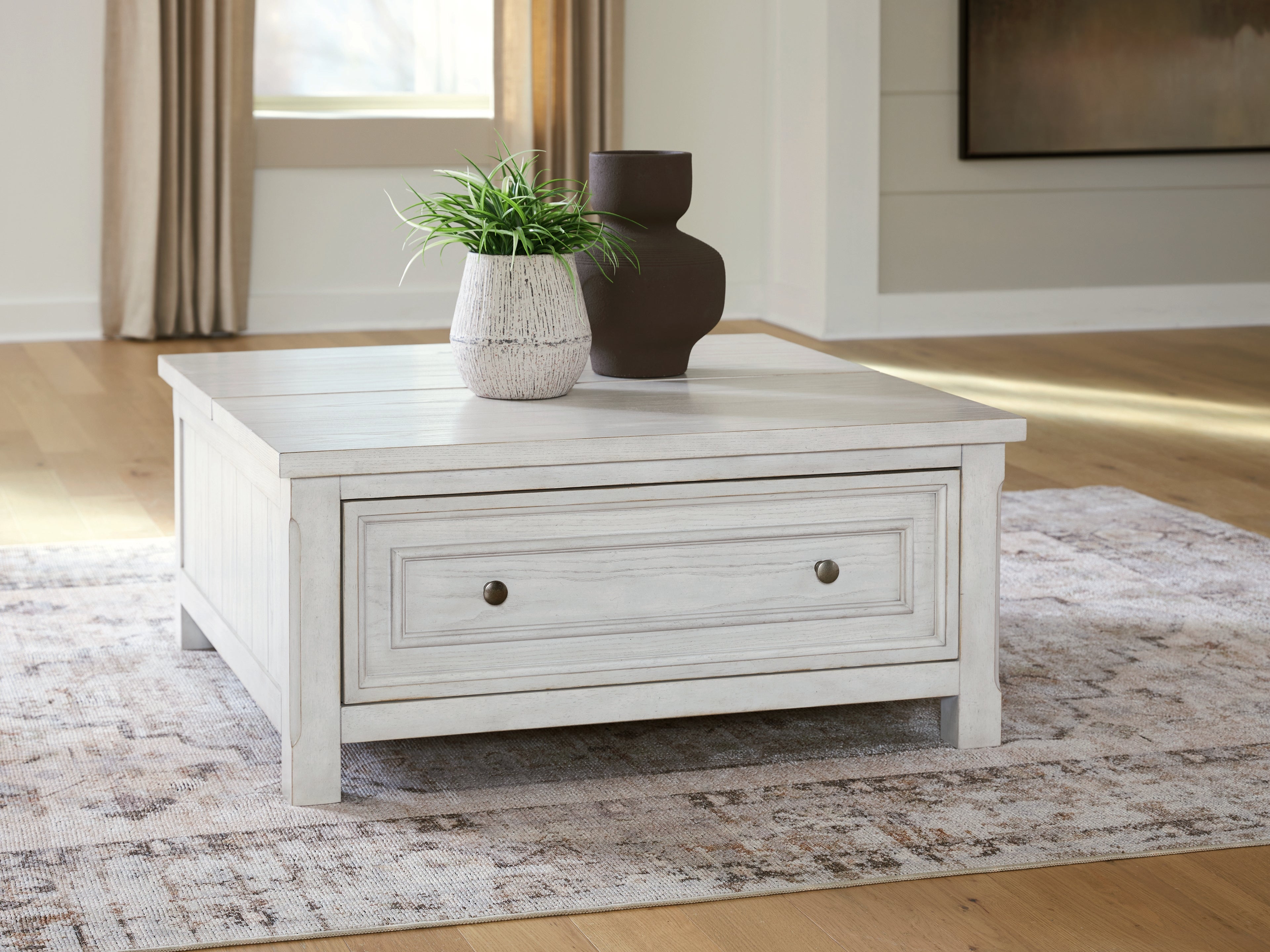 Best Deals Furniture - Ashley Furniture - Robbinsdale Lift-Top Coffee Table - Lift Top Cocktail Table - T729-00