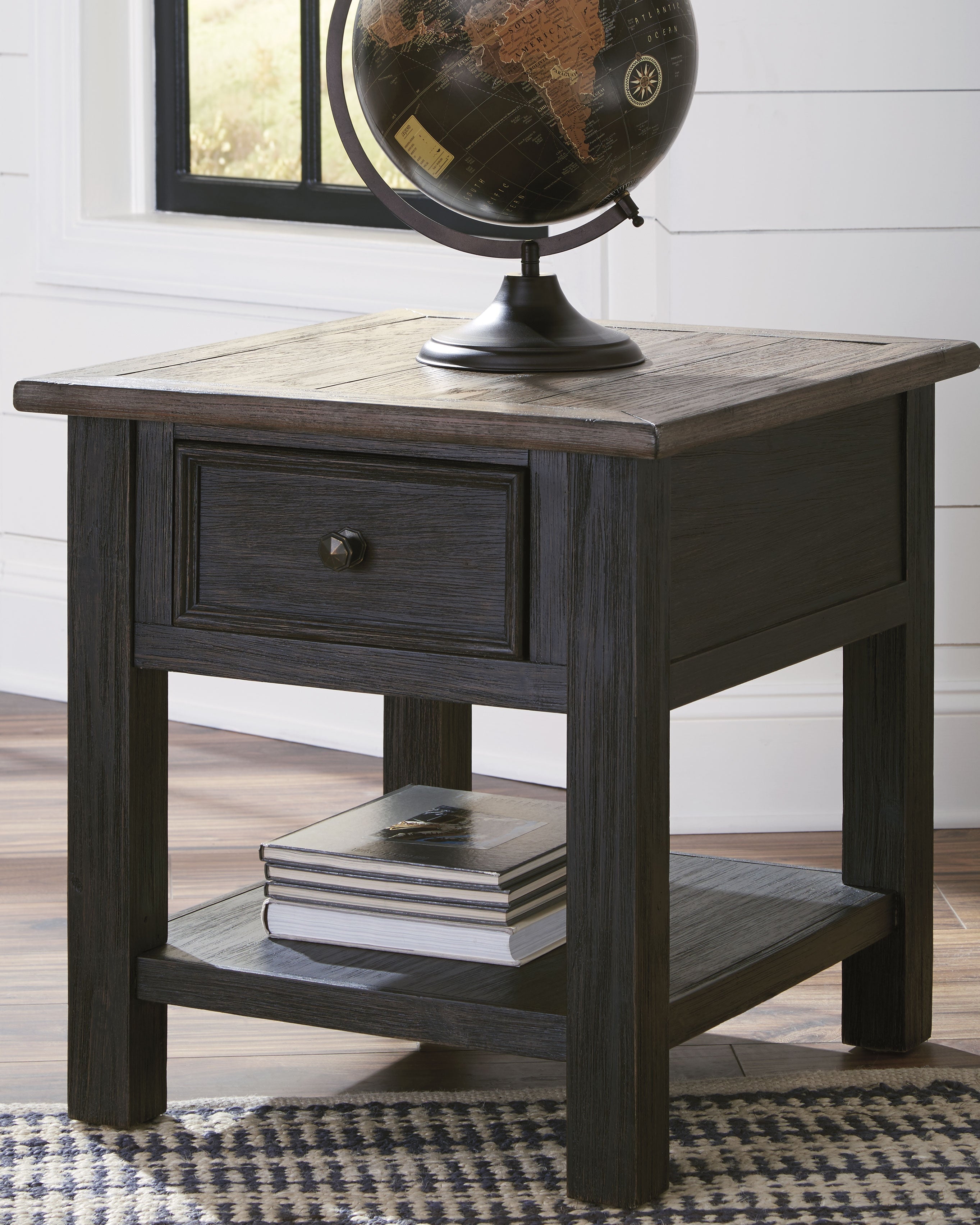 Best Deals Furniture - Ashley Furniture - Tyler Creek End Table - Rectangular End Table - T736-3