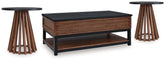 Best Deals Furniture - Ashley Furniture - Kallari Coffee Table and 2 Ends - Coffee Table and 2 Ends - T737T1