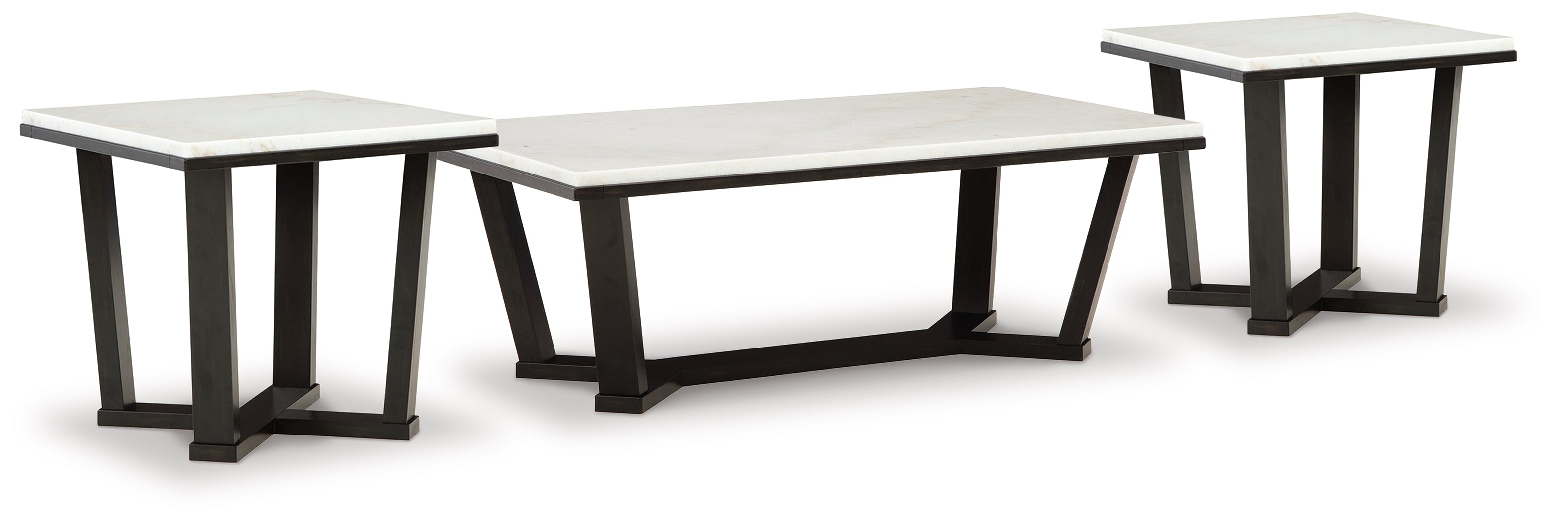 Best Deals Furniture - Ashley Furniture - Fostead Coffee Table and 2 Ends - Coffee Table and 2 Ends - T770T1