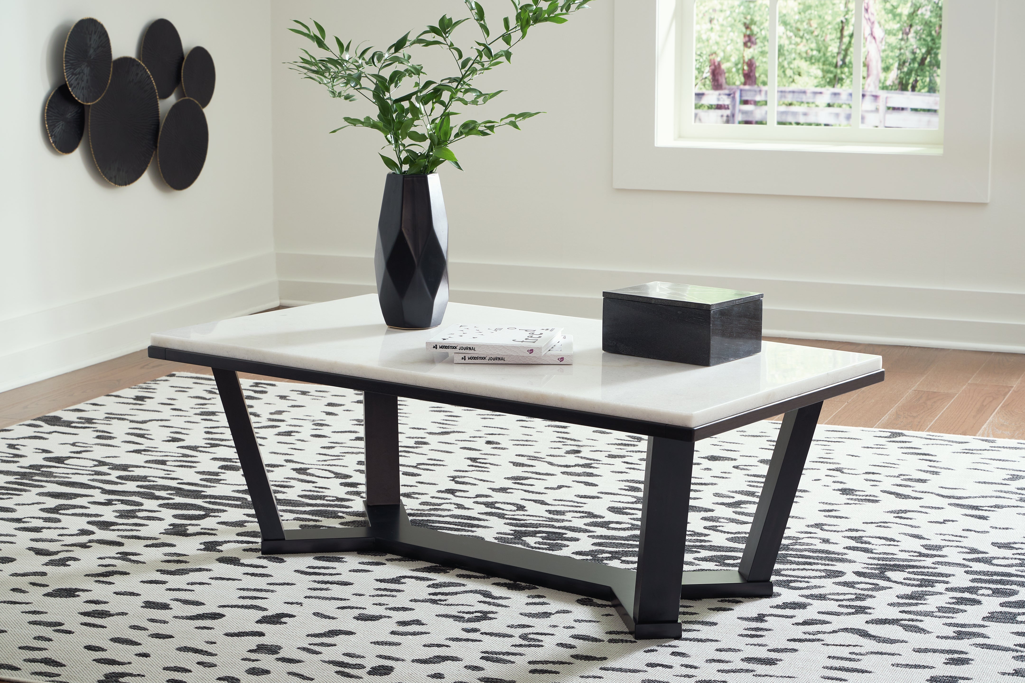 Best Deals Furniture - Ashley Furniture - Fostead Coffee Table - Rectangular Cocktail Table - T770-1