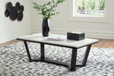 Best Deals Furniture - Ashley Furniture - Fostead Coffee Table - Rectangular Cocktail Table - T770-1