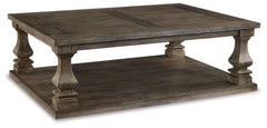 Best Deals Furniture - Ashley Furniture - Johnelle Coffee Table - Rectangular Cocktail Table / Gray - T776-1
