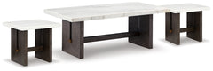 Best Deals Furniture - Ashley Furniture - Burkhaus Coffee Table and 2 Ends - Coffee Table and 2 Ends - T779T1