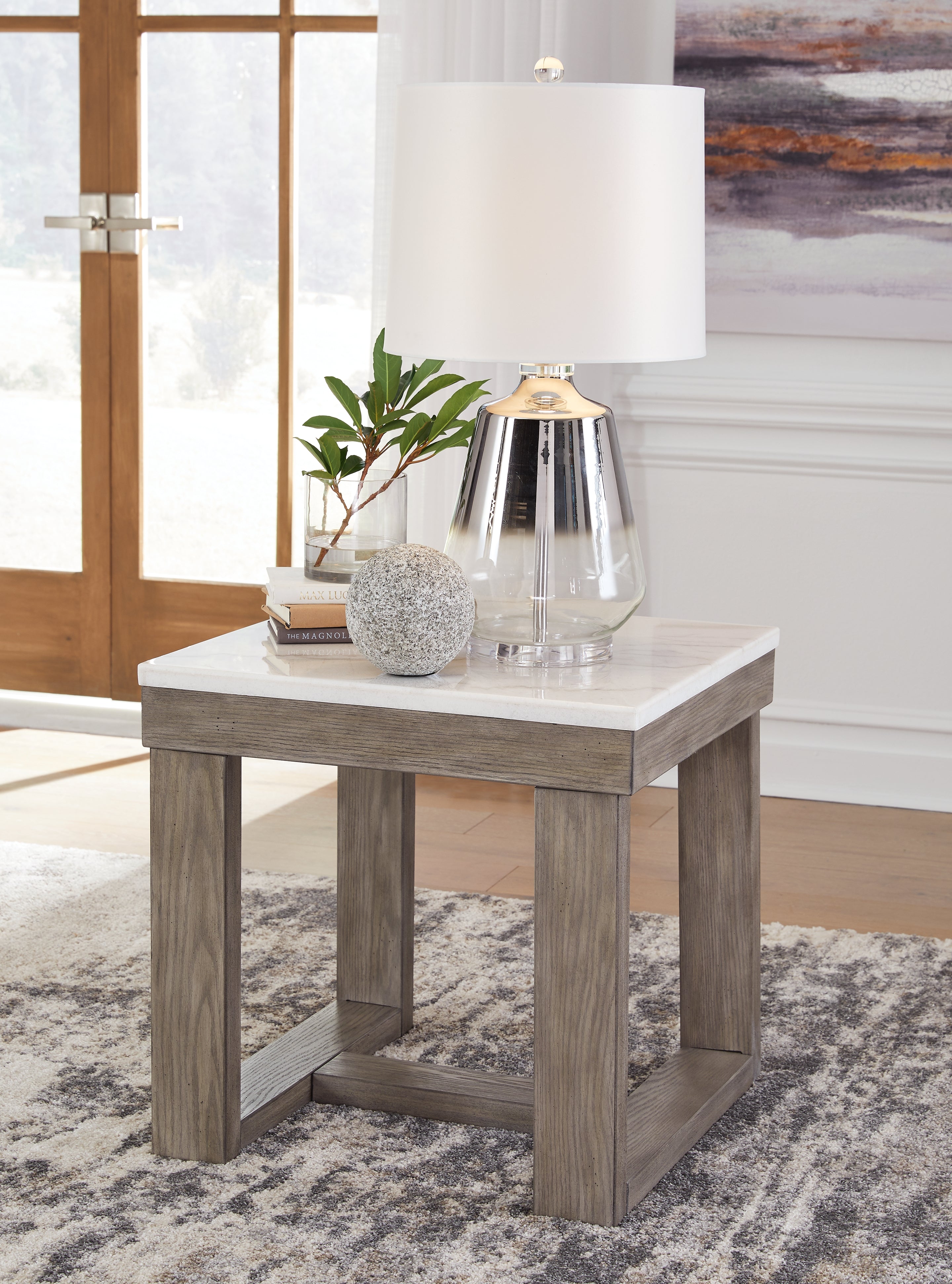 Best Deals Furniture - Ashley Furniture - Loyaska End Table - Square End Table - T789-2