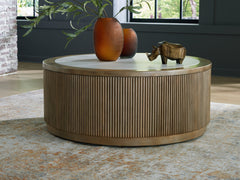 Best Deals Furniture - Ashley Furniture - Camdill Coffee Table - Round Cocktail Table - T808-8