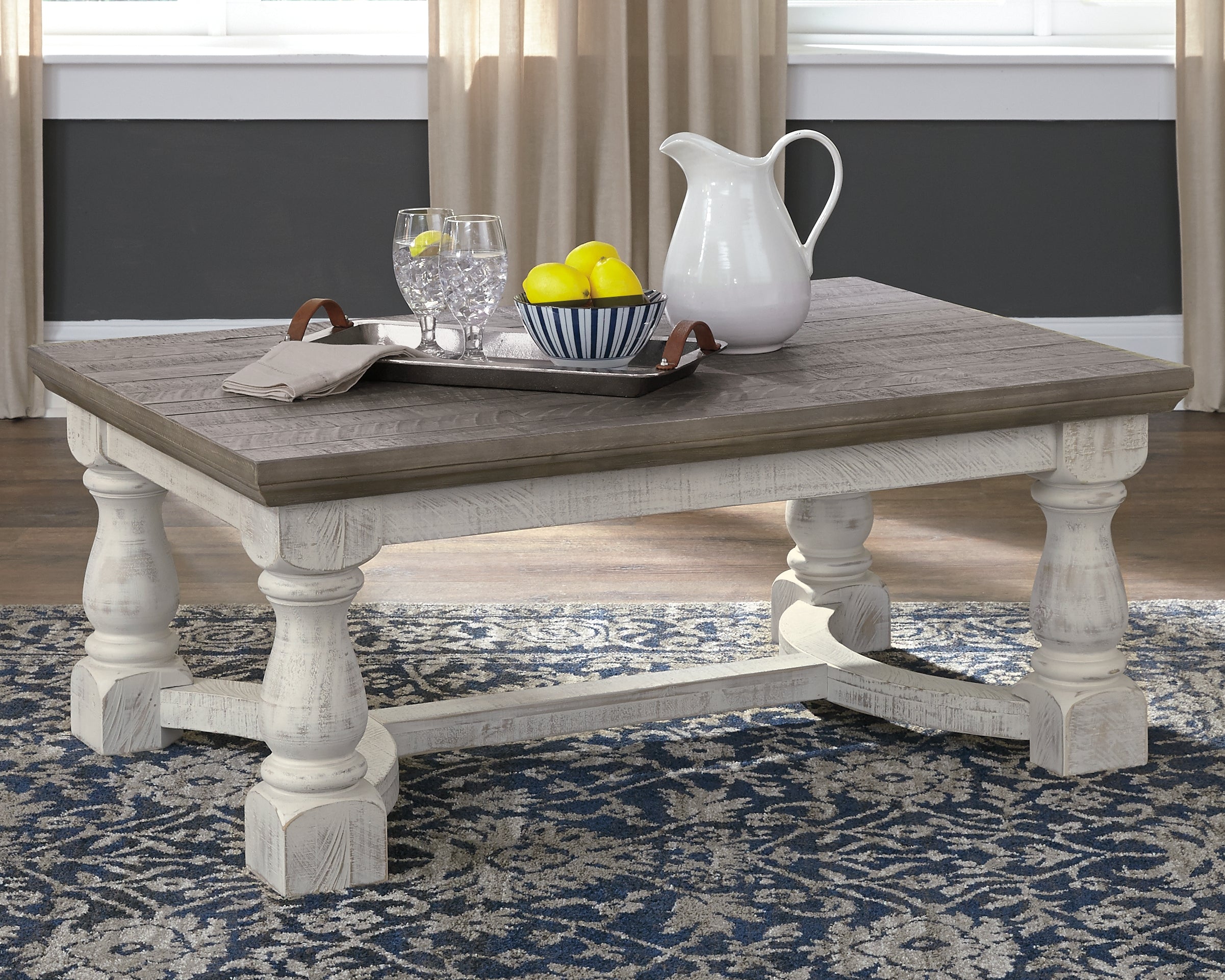 Best Deals Furniture - Ashley Furniture - Havalance Coffee Table - Rectangular Cocktail Table - T814-1