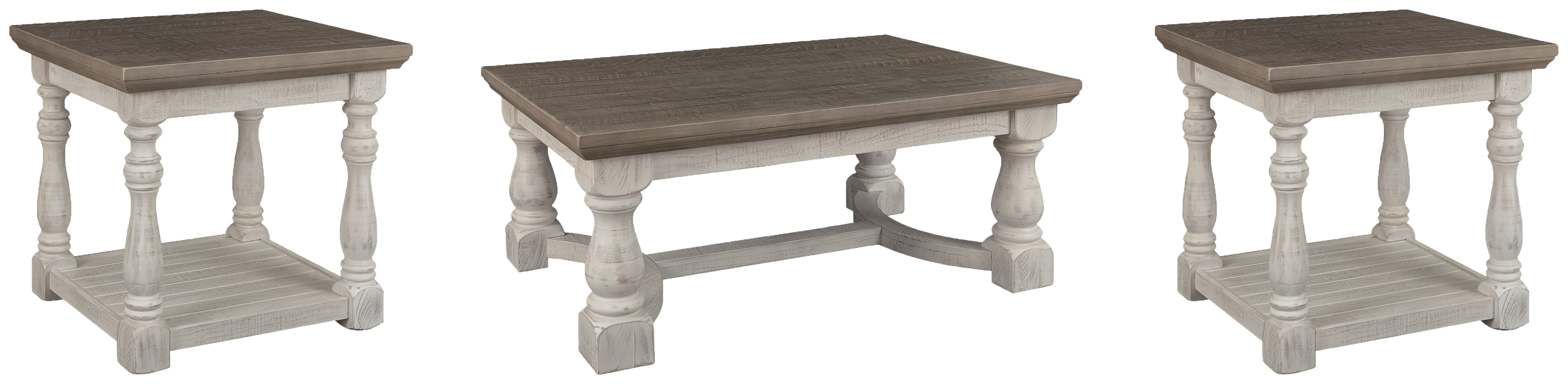 Best Deals Furniture - Ashley Furniture - Havalance Coffee Table and 2 End Tables - Coffee Table and 2 End Tables - T814T1