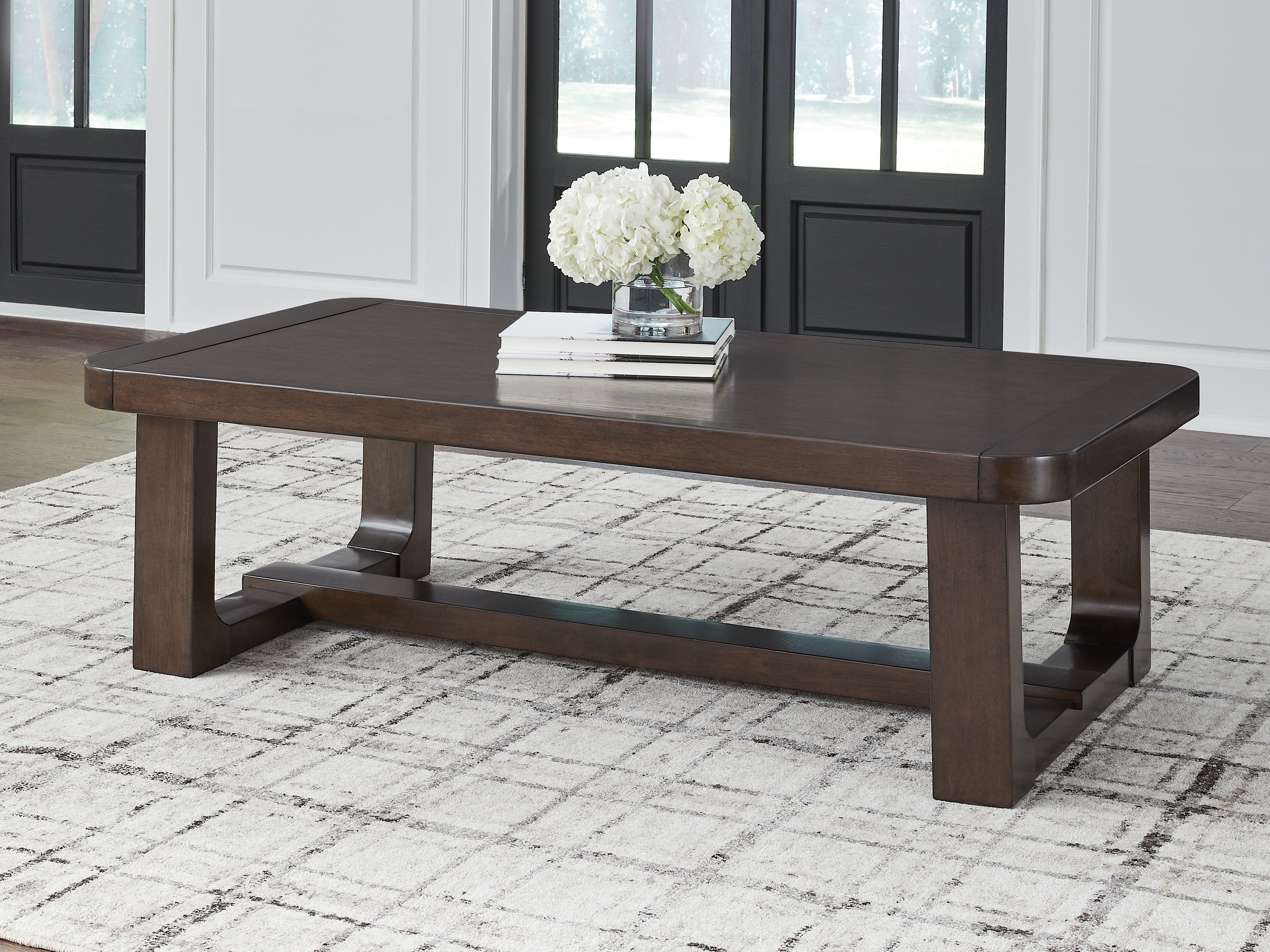 Best Deals Furniture - Ashley Furniture - Breckington Coffee Table - Rectangular Cocktail Table - T856-1