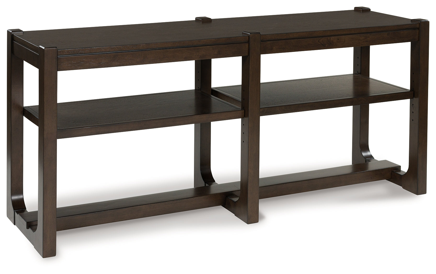 Best Deals Furniture - Ashley Furniture - Breckington Sofa Table - Sofa Table / Dark Brown - T856-4
