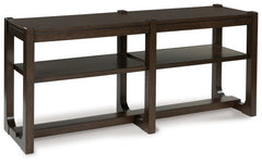 Best Deals Furniture - Ashley Furniture - Breckington Sofa Table - Sofa Table / Dark Brown - T856-4
