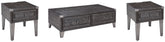 Best Deals Furniture - Ashley Furniture - Todoe Coffee Table and 2 End Tables - Coffee Table and 2 End Tables - T901T2