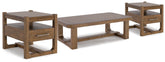 Best Deals Furniture - Ashley Furniture - Cabalynn Coffee Table and 2 End Tables - Coffee Table and 2 End Tables - T974T1