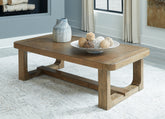 Best Deals Furniture - Ashley Furniture - Cabalynn Coffee Table - Rectangular Cocktail Table - T974-1